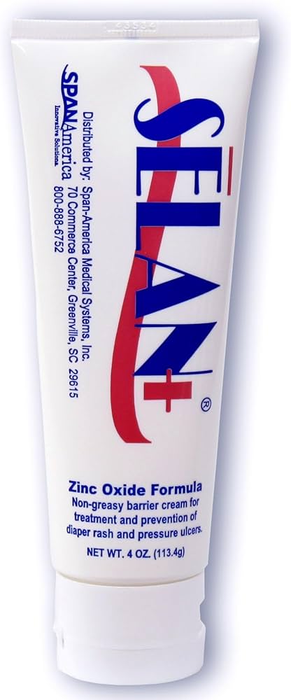 フェイスクリーム selan Amazon.com: Selan+ Zinc Oxide Barrier Lotion - 4 oz Tube
